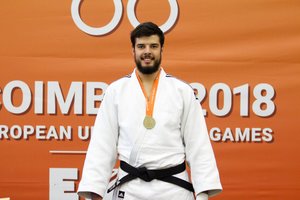 Dziudo imtynininkas R. Petkus iškovojo bronzos medalį Europos universitetų žaidynėse
