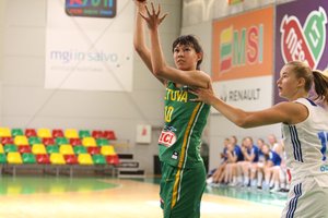 Lietuvės antrą kartą įveikė Suomijos krepšininkes