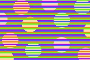 Optinė iliuzija apsuks protą: kokios spalvos skritulius matote?