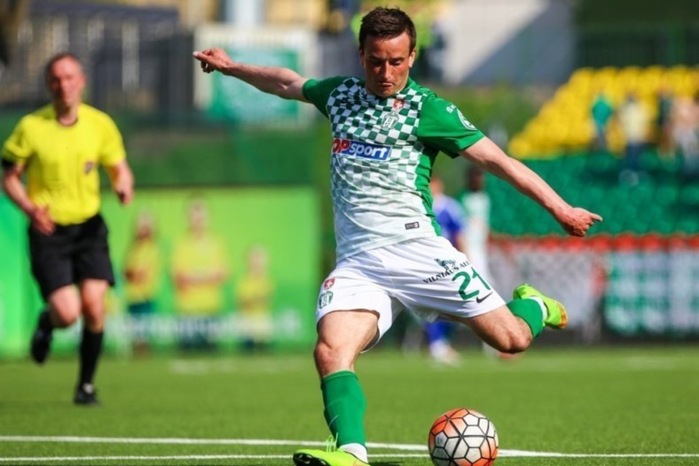 Vytautas Lukša buvo pašalintas iš rinktinės.<br>fkzalgiris.lt