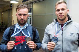 Baidarių ir kanojų irkluotojai A. Seja ir V. Korobovas tapo pasaulio jaunimo čempionais