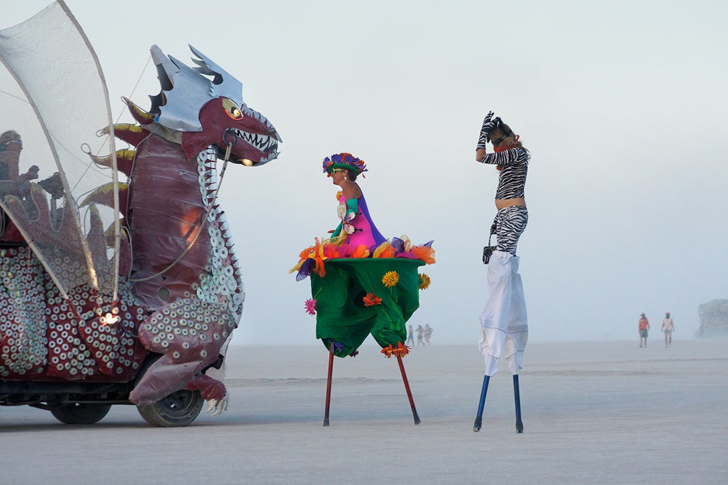 Romualdo Požerskio įamžinta garsiojo festivalio „Burning Man“ akimirka<br>R.Požerskio nuotr.