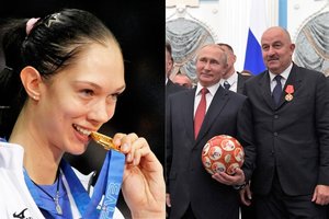 Vladimiro Putino dėmesys futbolo rinktinei įžeidė šalies tinklinio žvaigždę