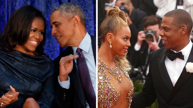 Baracko Obamos ir jo žmonos judesiukai pavergė Beyonce ir Jay-Z gerbėjų dėmesį