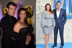 Aktorius Pierce'as Brosnanas su žmona atšventė ypatingą sukaktį