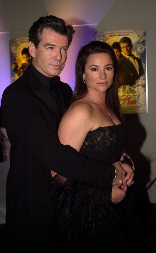  Aktorius su žmona 2002-aisiais.<br> Scanpix nuotr.
