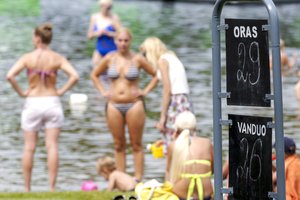 Karščiai vandens telkinius Lietuvoje įkaitino tarsi Viduržemio jūroje