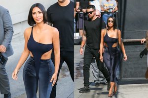 Kim Kardashian TV laidoje pasirodė be liemenėlės