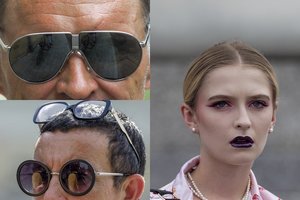 Atspėkite: Vilniaus gatvėse stilingais akiniais puošėsi ir įžymybės