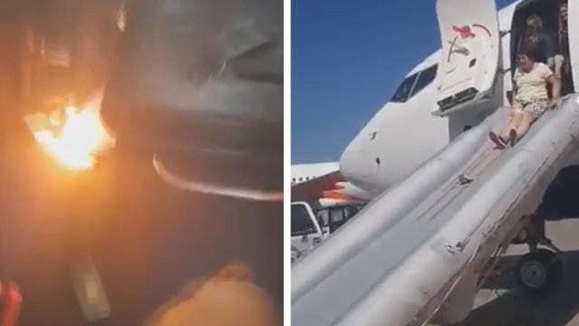 Lėktuve įvyko neįprasta nelaimė – keleiviai buvo panikoje, skubėjo evakuotis