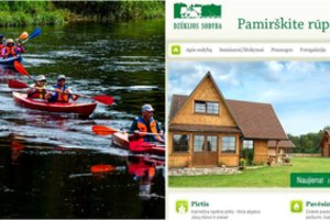 Baidarių ir sodybų nuomos kainos Lietuvoje jau nurauna stogus