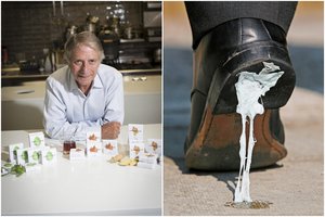 Netvarka ant šaligatvių pasišlykštėjęs vyras pasiūlė originalų sprendimą