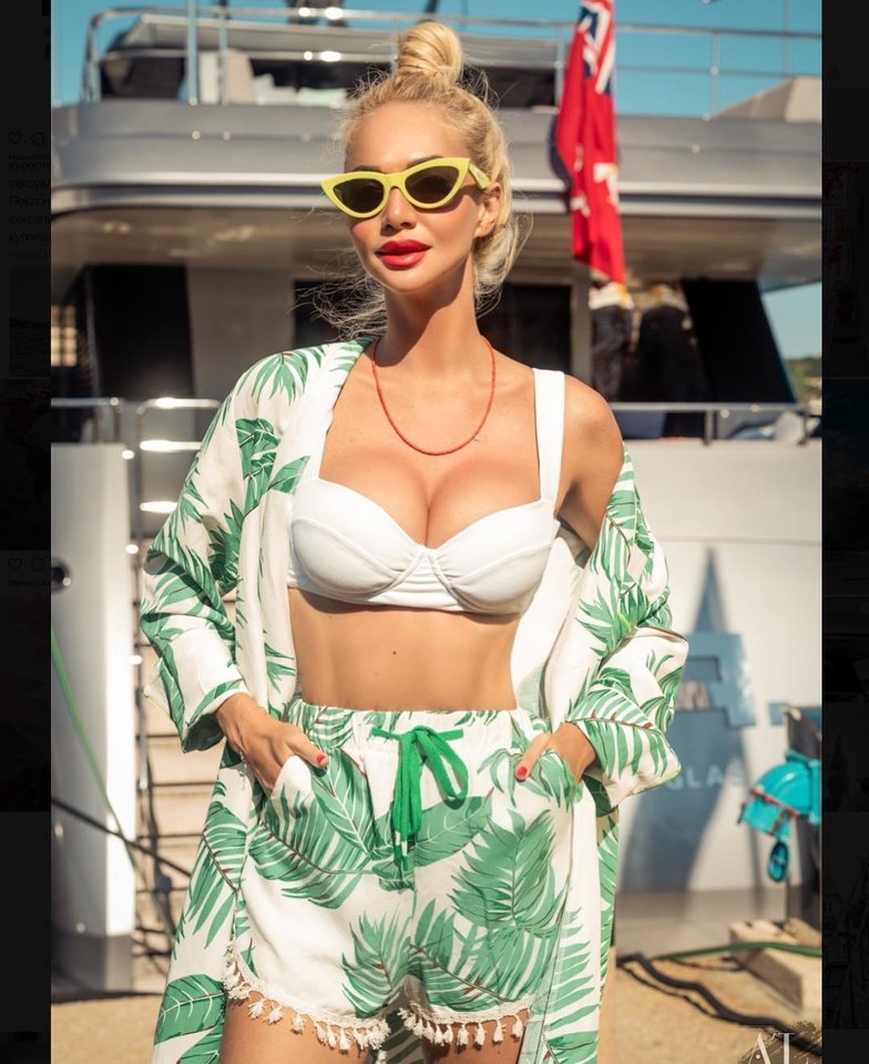 Viktorija Lopyreva pasidalijo užburiančiais vaizdais iš atostogų Mykonos saloje.<br> Socialinio tinklo nuotr.