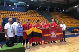 Lietuvos krepšininkams – Tarptautinių vaikų žaidynių sidabras