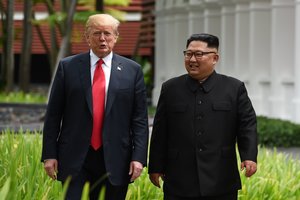 Donaldas Trumpas gavo naują laišką iš Kim Jong Uno