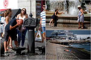 Europą kankina rekordiniai karščiai: Ispanijoje mirė du žmonės, vokiečių turistai traukia į šiaurę