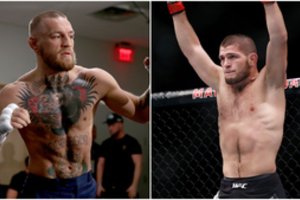 Kovų gerbėjai trina rankomis: C. McGregoras susikaus su rusu Ch. Nurmagomedovu