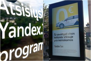 Po tarnybų įspėjimo – „Yandex. Taxi“ atsakas: visus veš nemokamai