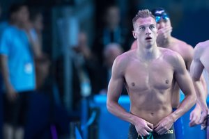 Su pasaulio rekordininku finale plaukęs Andrius Šidlauskas buvo šeštas