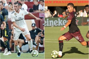 „Real“ ir „Milan“ klubų pergalės Čempionų taurės turnyre