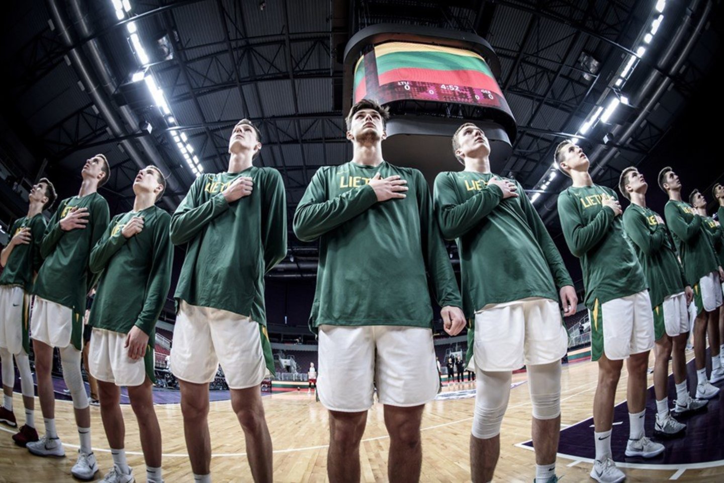  Lietuviai iškovojo kelialapį į pasaulio čempionatą kitąmet.<br> FIBA nuotr.