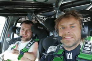 Benediktas Vanagas papasakojo, kas Rokiškio ralyje nulaužė jo „Škoda“ bolido ratą