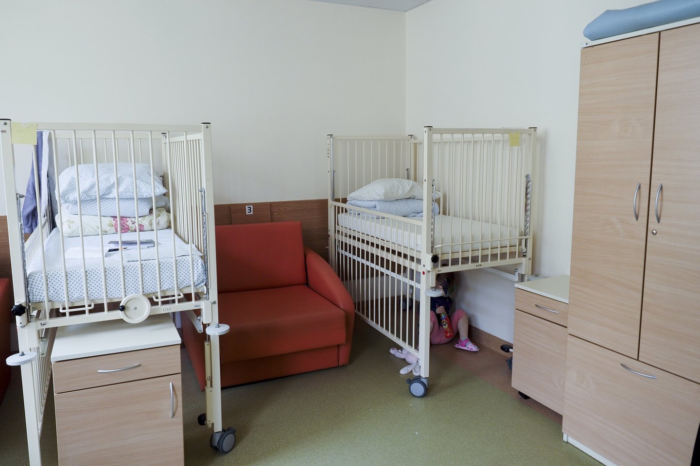 Vaiko raidos centras neseniai įsikūrė Vaikų ligoninėje Santariškėse.<br> V.Ščiavinsko nuotr.