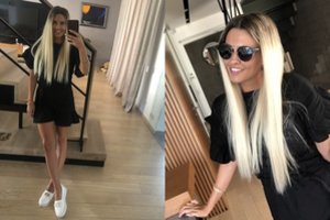 Nuo 13 metų trumpai plaukus kirpusi Vidmantė Martikonytė ryžosi pokyčiui