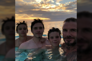 Atostogaujančią Beckhamų šeimą Indonezijoje sukrėtė stiprus žemės drebėjimas