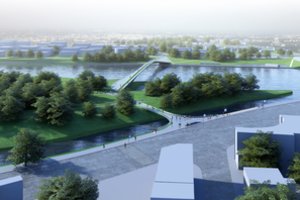 Paaiškėjo, kaip atrodys naujieji tiltai į Kauno Nemuno salą 