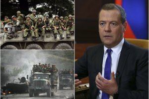 D. Medvedevas pateikė savo Gruzijos karo versiją ir perspėjo dėl naujo konflikto