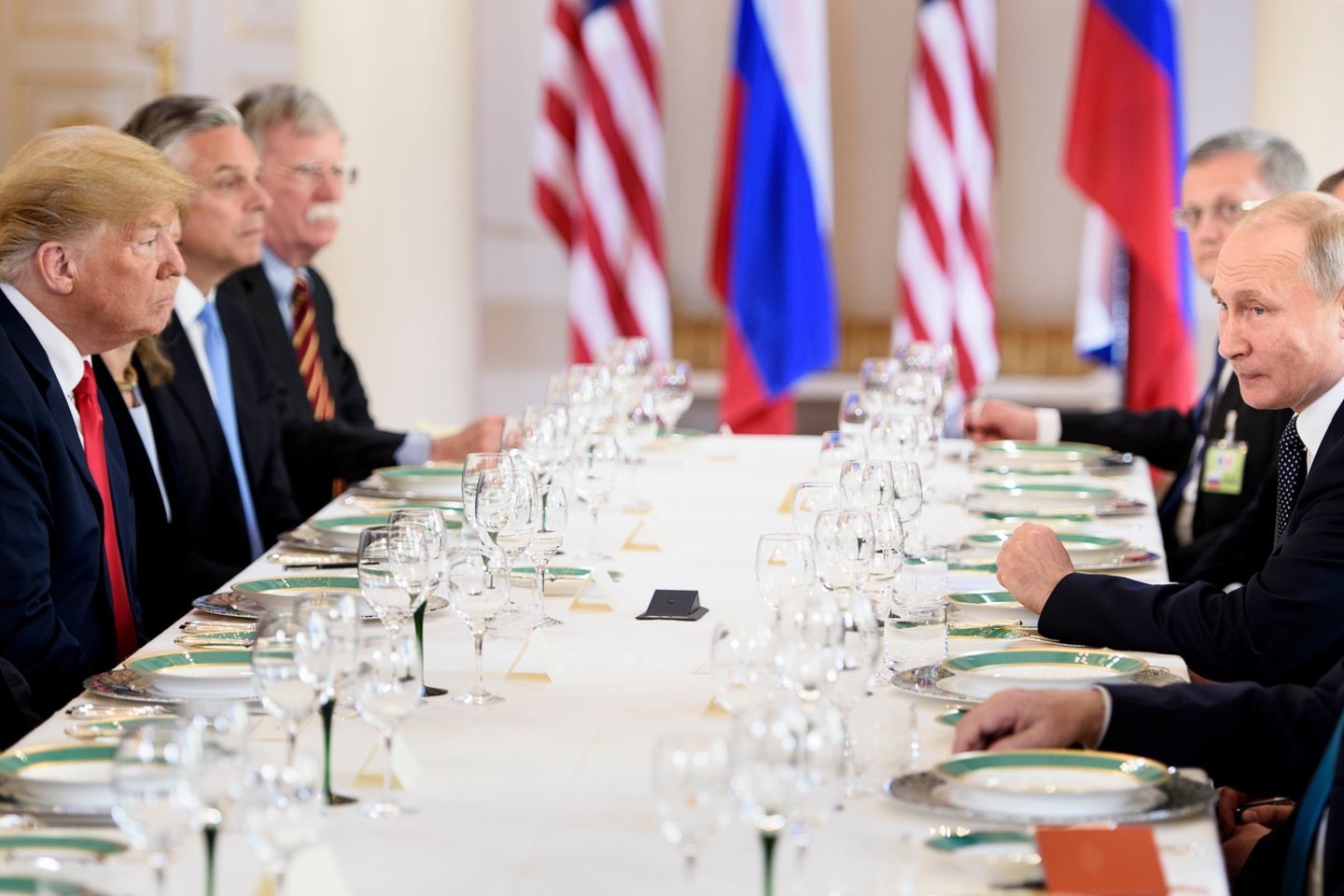 Praėjusį mėnesį įvyko JAV ir Rusijos viršūnių susitikimas. Jame Vladimiras Putinas Donaldui Trumpui pateikė ilgą sąrašą prašymų ir pasiūlymų ginklų kontrolės tema. <br>AFP/Scanpix nuotr.