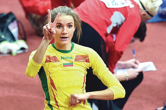 Šuolininkė į aukštį Airinė Palšytė galingai žengė į Europos čempionato finalą