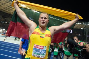 Dramatiškai Europos čempionate auksą išplėšęs A. Gudžius: „Ėjau va bank“