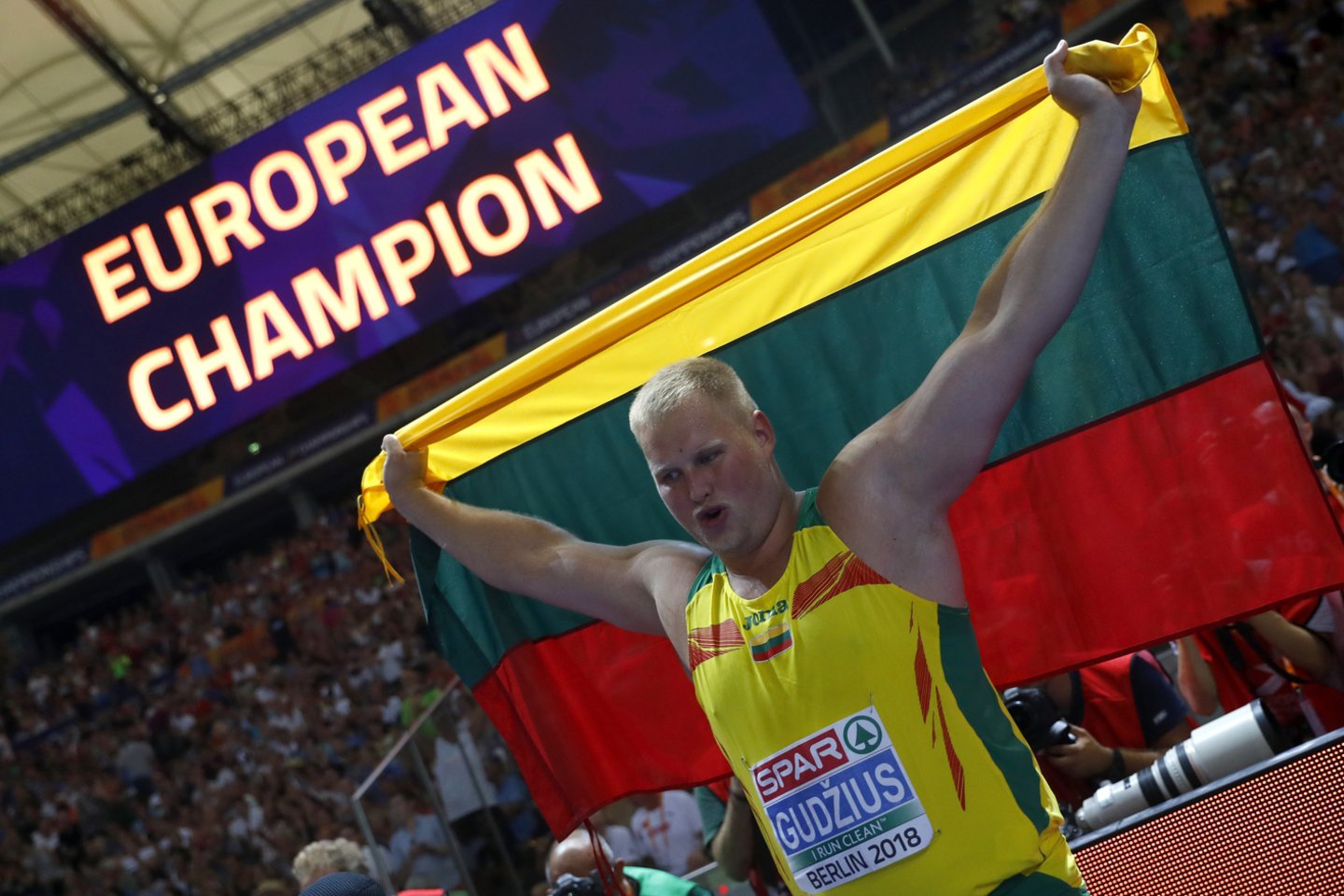  A.Gudžius tapo Europos čempionu.<br> Scanpix nuotr.