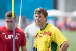 Nusiminęs ieties metikas E. Matusevičius: „Vieta nebloga, bet rezultatu nesidžiaugiu“