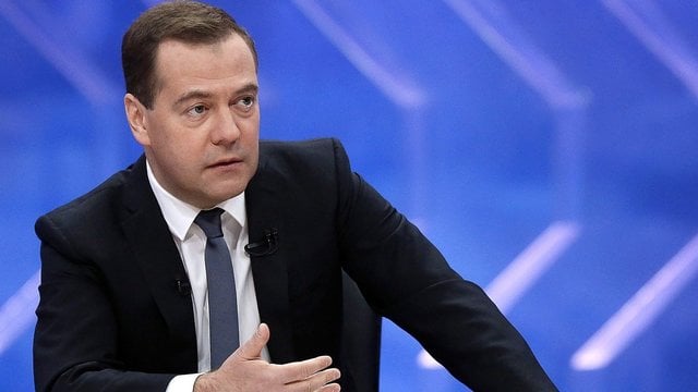 Dmitrijus Medvedevas: JAV ir Rusija artėja prie ekonominio karo
