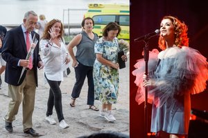 Į Ericos Jennings koncertą atskubėjo ir tėvai su seserimi