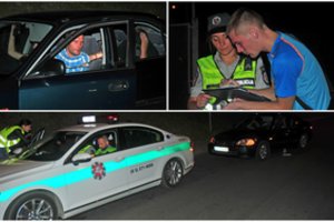 Naktinį reidą Vilniuje nutraukė iškvietimai: paskutinis ekipažas išsiųstas net į Ukmergės rajoną