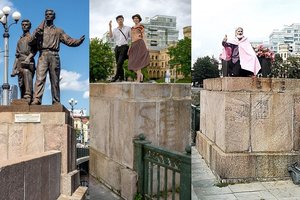 Vilniaus Žaliasis tiltas regėjo įvairaus plauko išsišokėlių