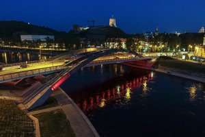 Į Nerį nuo Mindaugo tilto Vilniuje nušoko vaikinas