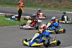 Kartingo lenktynininkai susitiko priešpaskutiniame Lietuvos čempionato etape