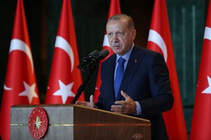 R. T. Erdoganas: ekonominė Turkijos blokada – tai dar vienas bandymas įvykdyti perversmą