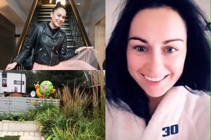 30-metį švenčiančią Simoną Nainę kaimynai pasveikino neįprastu būdu