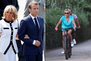 65-erių Brigitte Macron demonstravo sportinį stilių: atrodė pritrenkiamai