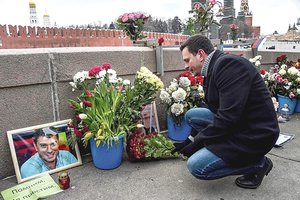 Boriso Nemcovo mylimoji po trejų metų išlindo į viešumą