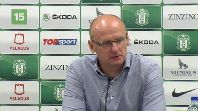 Vilniaus „Žalgirio“ treneris: „Bet kokia smulkmena baigėsi įvarčiu“