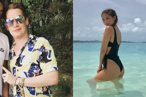 Iš kvaišalų liūno išbridęs Macaulay Culkinas šildosi seksualios gražuolės glėbyje