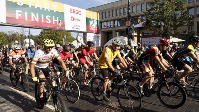 Didžiausias dviračių renginys Vilniuje neapsiėjo be incidentų