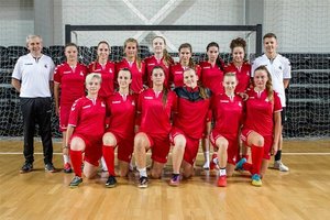 Moterų salės futbolo rinktinė rengiasi debiutui Europoje